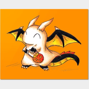 Trick or Treat Dragon Posters and Art
